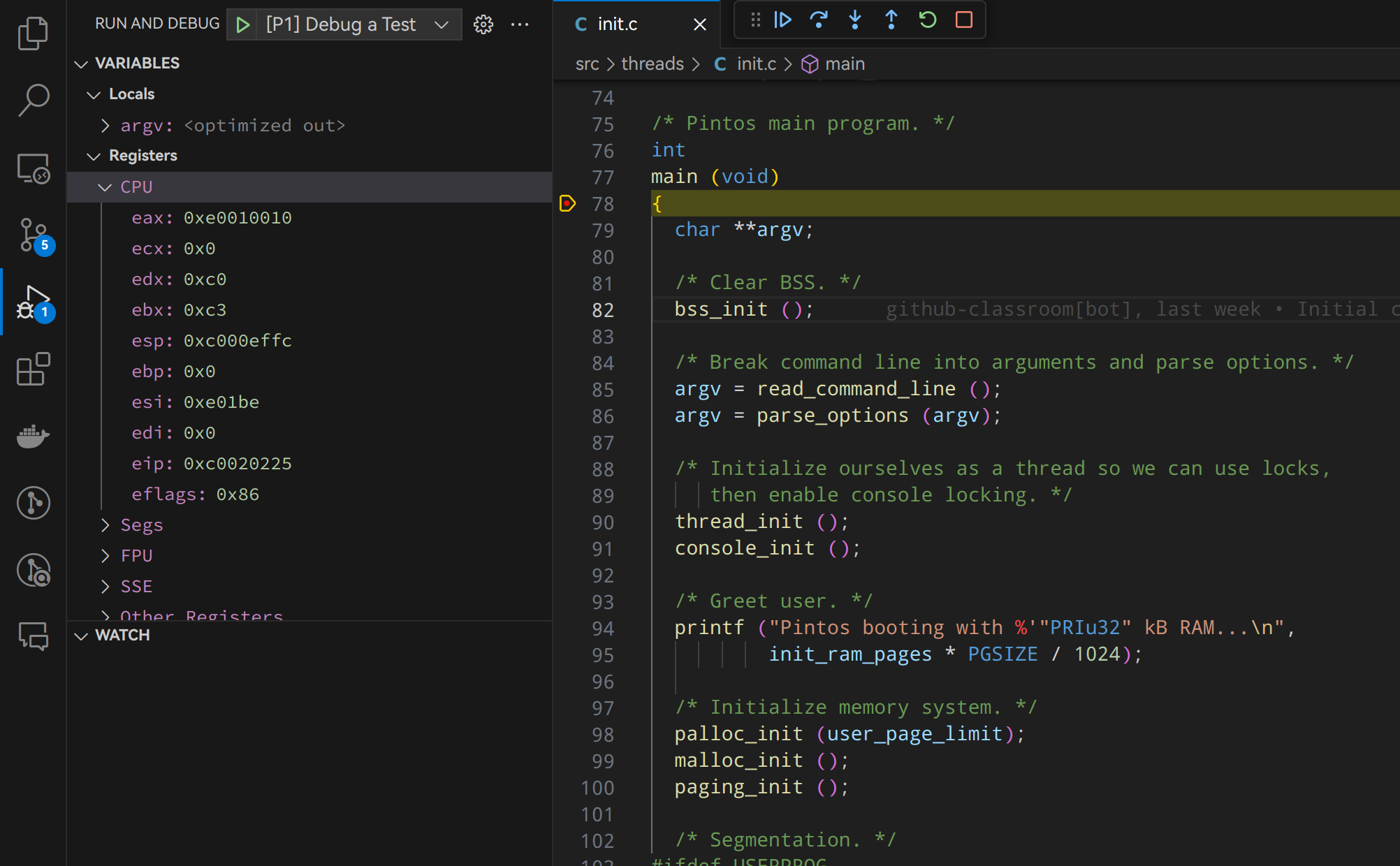 gdb in vscode